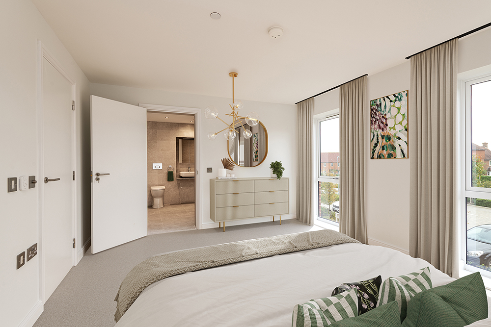 Computer Generated Image living room